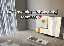 Enlace a Cuando compras una tele y te viene con el resto de muebles de la casa