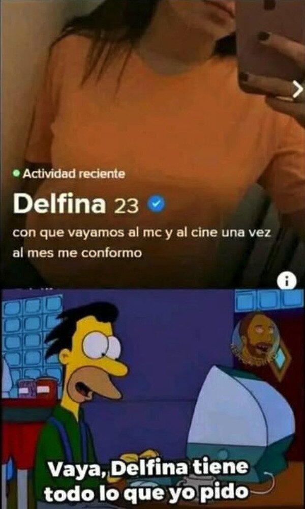 Meme_otros - Delfina es la indicada