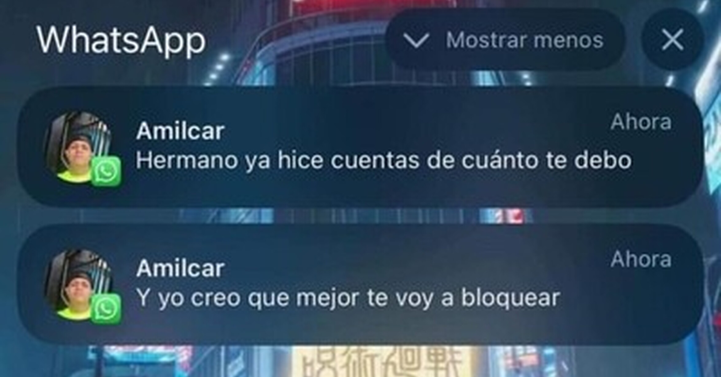 Le sale más a cuenta acabar con la amistad