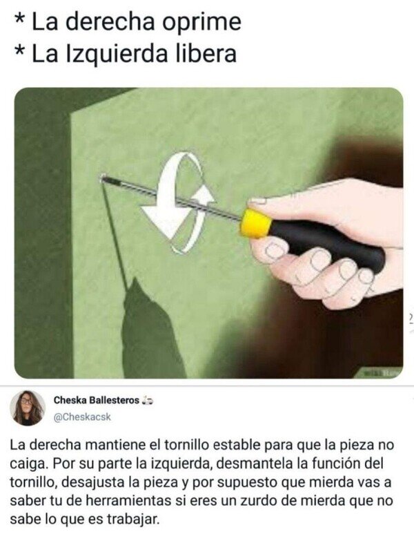 Otros - La metáfora del destornillador