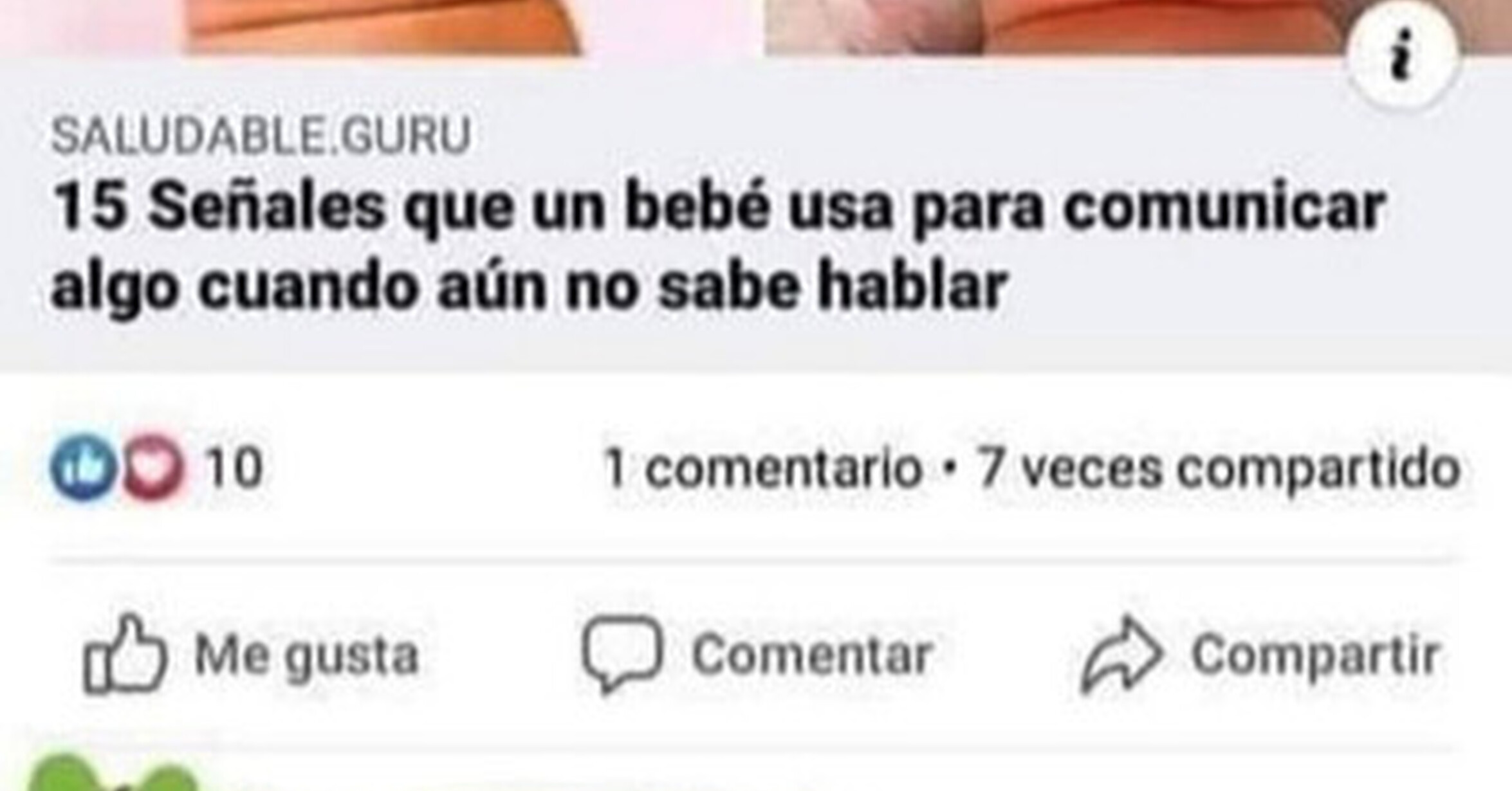 Señales de un bebé