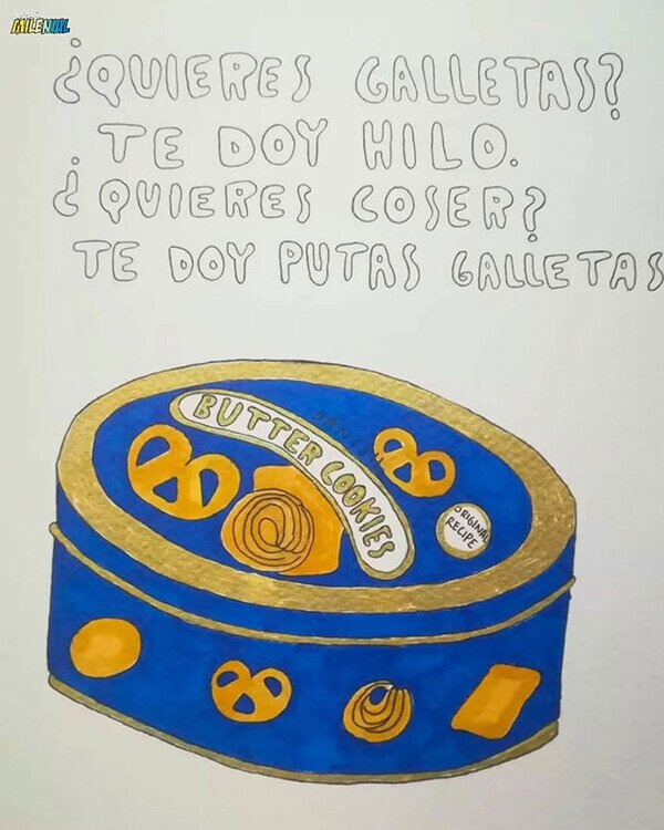 Meme_otros - La caja de galletas troll