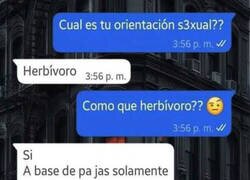 Enlace a Herbívoro sexual