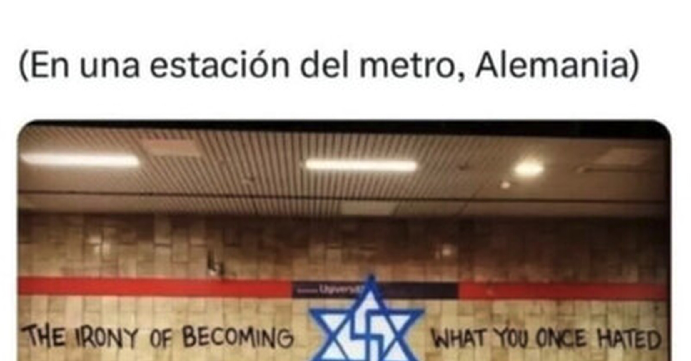 Visto en una estación de Alemania