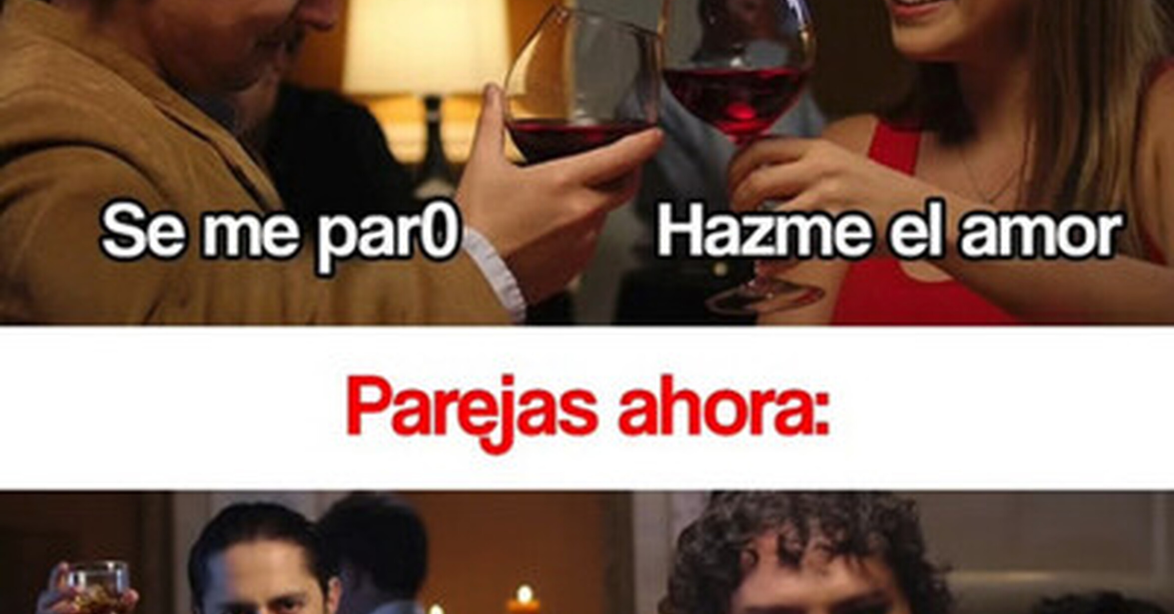 Las parejas no son como antes