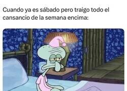 Enlace a Llego al finde exhausto