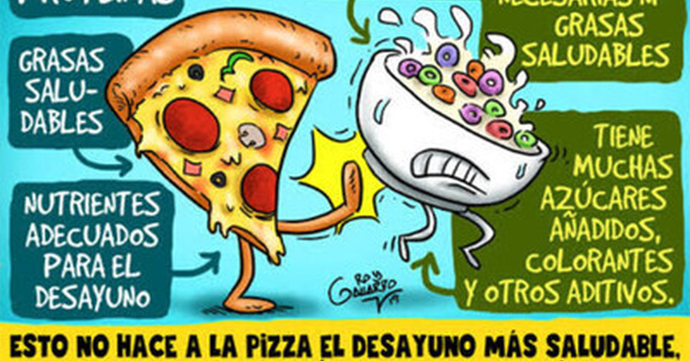 La pizza, el mejor desayuno