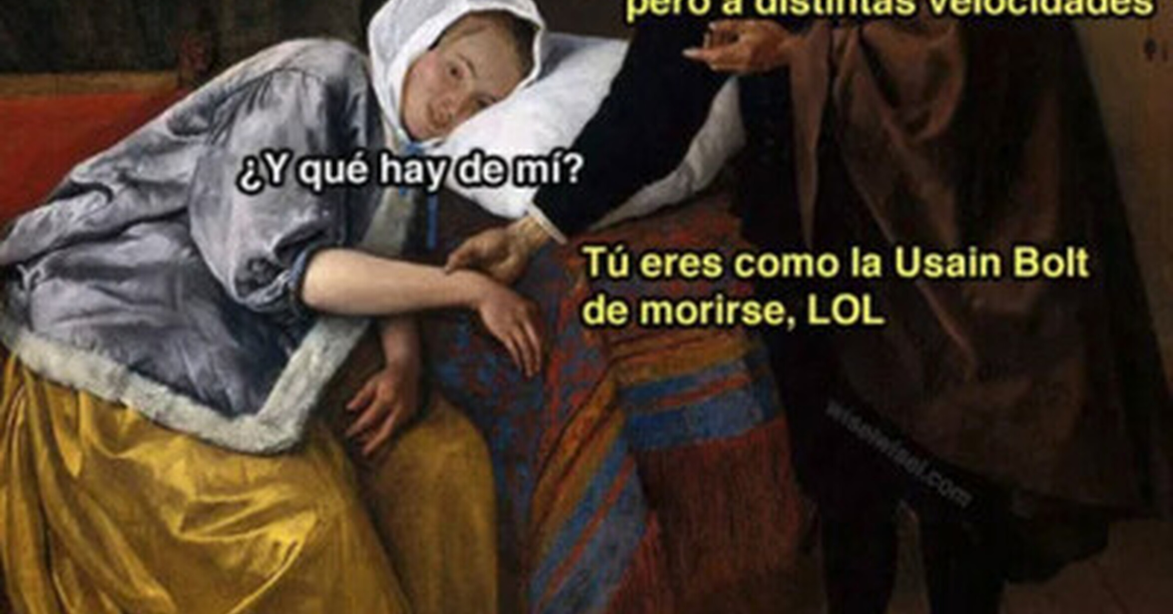 Todos estamos muriendo pero a distintas velocidades