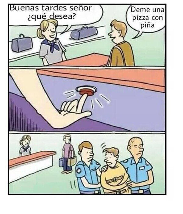 Pizza,Con,Piña,Cadena,Perpetua