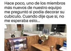 Enlace a Decorando el cubículo