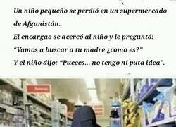 Enlace a Niño perdido en el supermercado