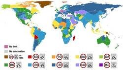 Enlace a Los límites de velocidad alrededor del mundo