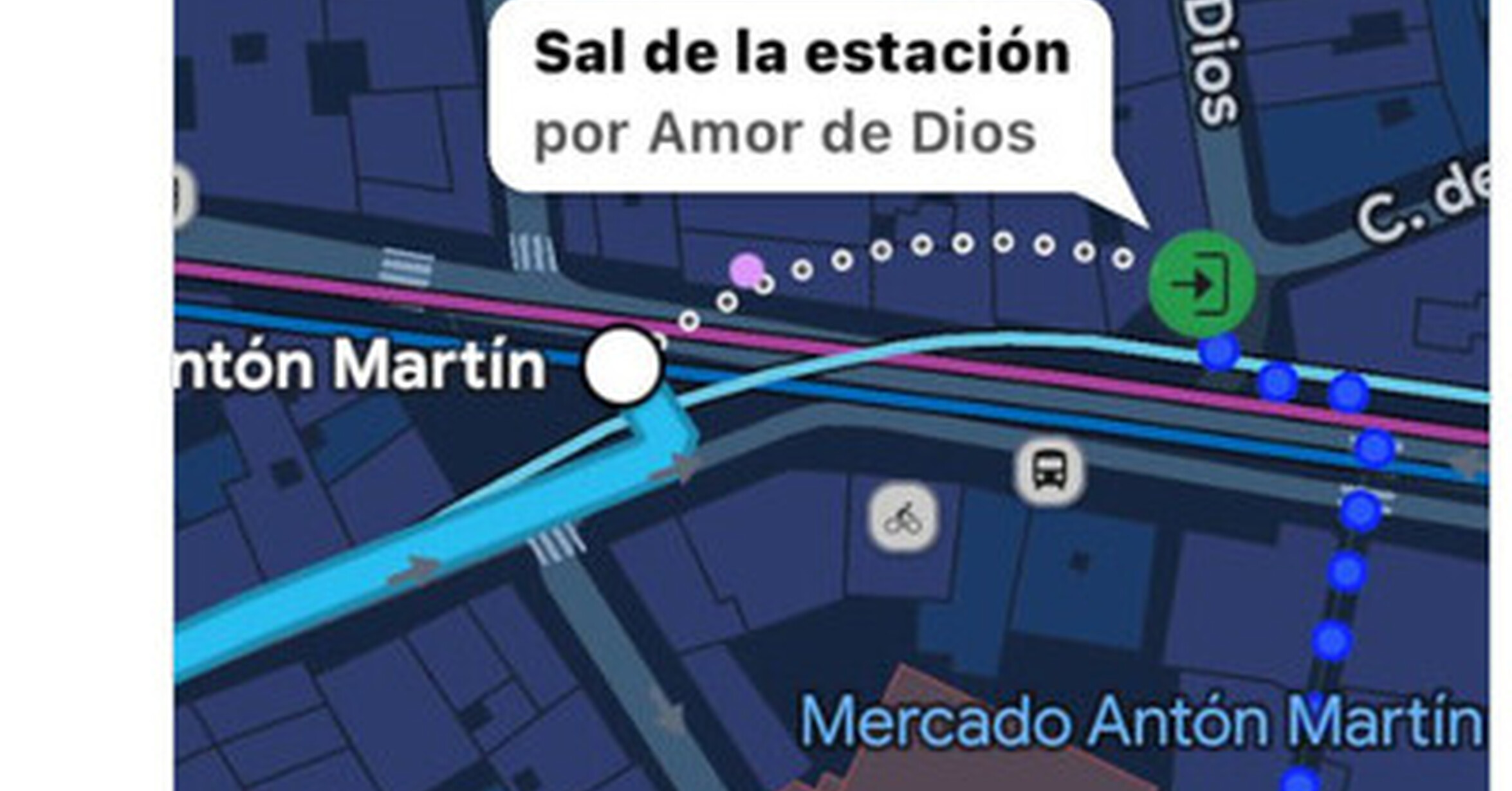 ¡Hay que salir de la estación ya!