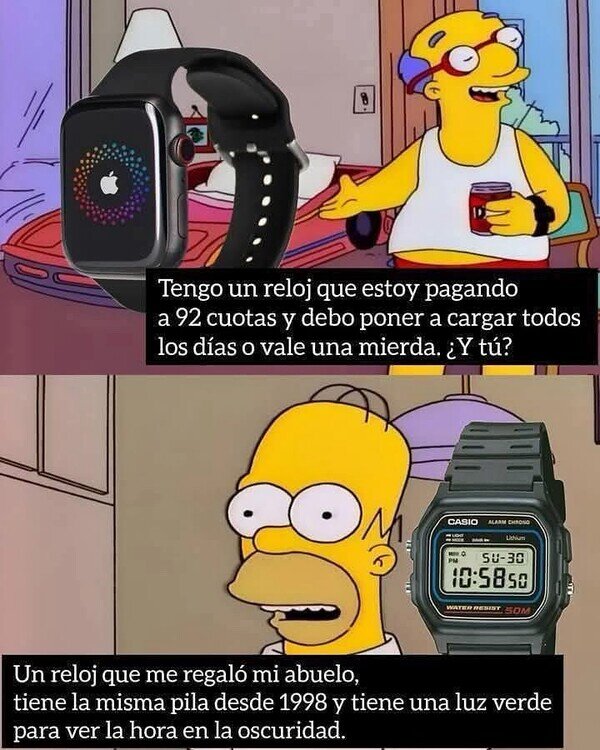 Meme_otros - Vivan los antiguos casio
