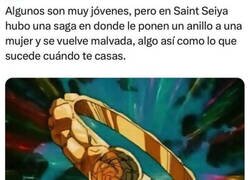 Enlace a Saint Seiya lo venía avisando
