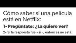 Enlace a ¿Cómo saber si una película está en Netflix?