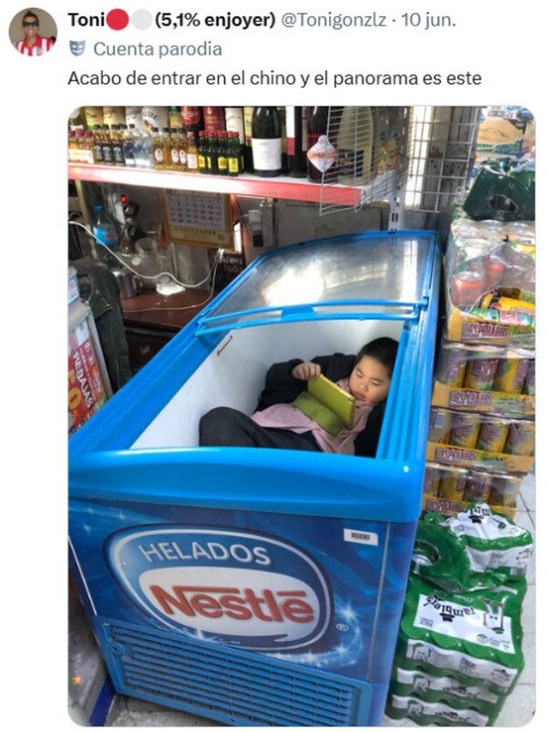 Meme_otros - Se debe de estar fresquito ahí