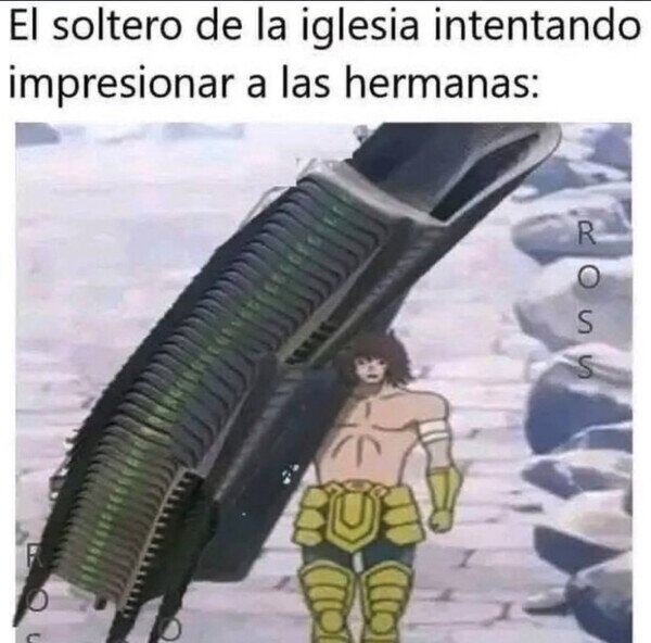 Meme_otros - Mostrando mi fuerza en la casa del Señor