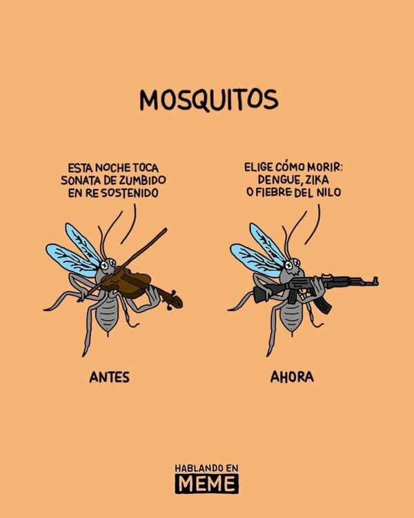 Meme_otros - Pican pican los mosquitos