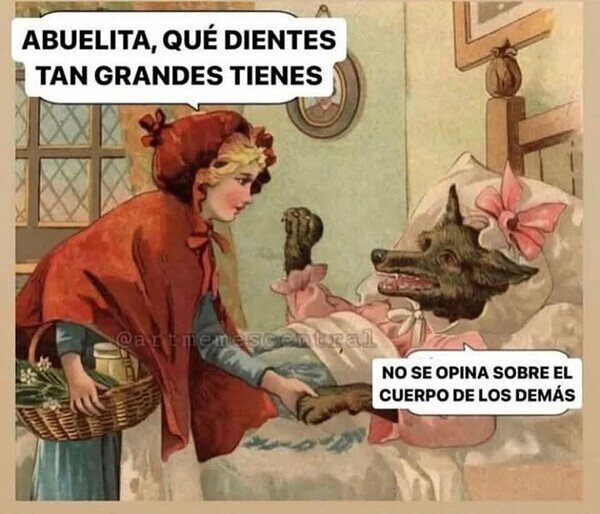 Meme_otros - Caperucita en 2025