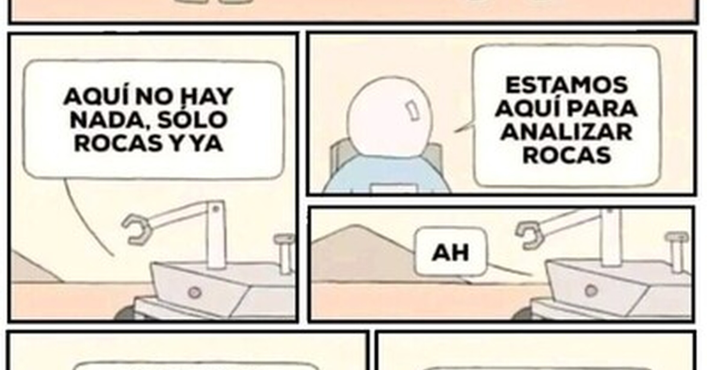 Aquí solo hay rocas