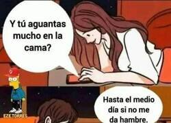 Enlace a Mi aguante en la cama