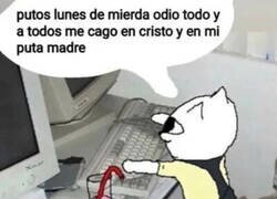 Enlace a Odio los lunes con toda mi fuerza