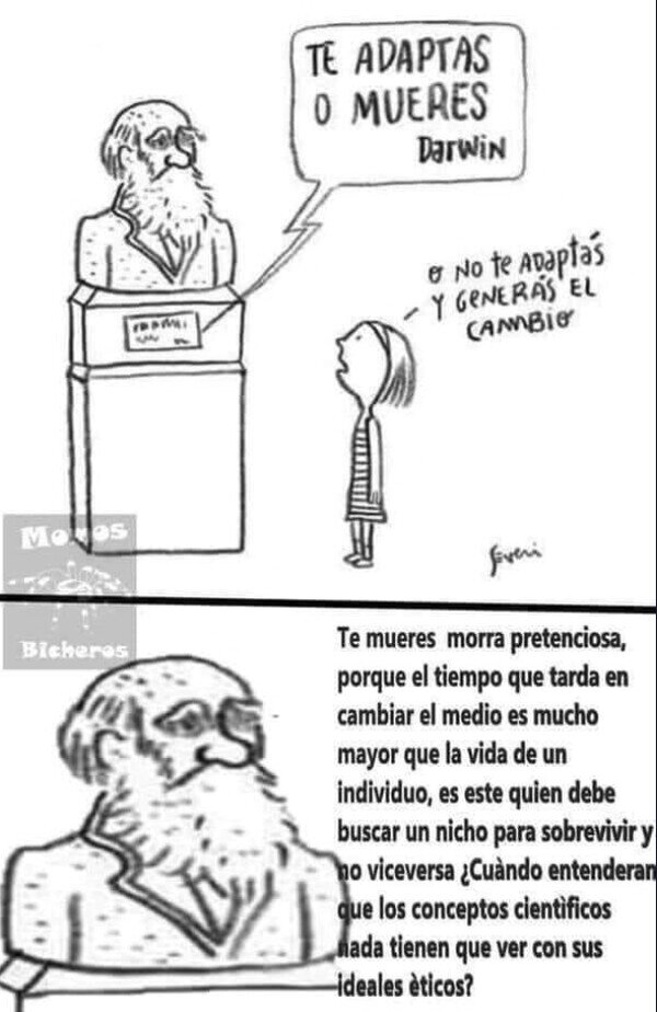 Meme_otros - Cuestionando a Darwin