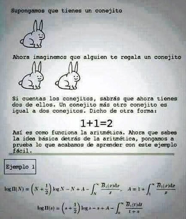 Meme_otros - Aprendiendo de aritmética