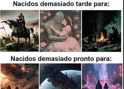 Enlace a Una época díficil para nacer