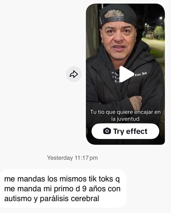 Meme_otros - Cómo pararle los pies al que no para de enviarte tiktoks