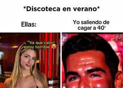 Enlace a Saliendo del baño de una discoteca en verano