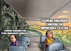 Enlace a Letras moralmente correctas vs. no correctas