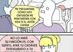 Enlace a ¿Para qué sirve el cinturón en un avión?