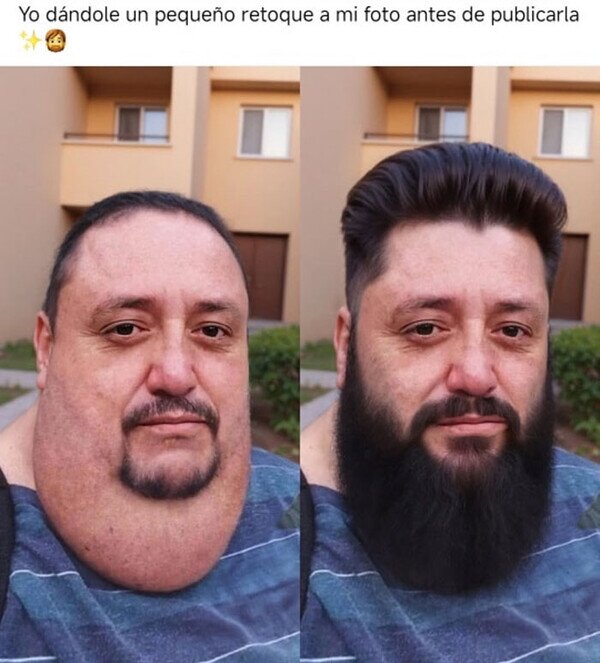 Meme_otros - Todo lo que una barba puede tapar