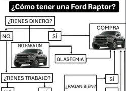 Enlace a Quién no tiene una Ford Raptor es porque no quiere