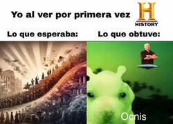 Enlace a Viendo el canal Historia por primera vez