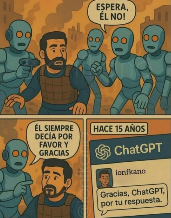 Meme_otros - Ser agradecido puede salvarte en el futuro