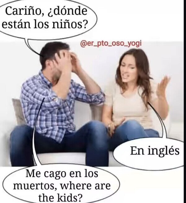 Meme_otros - No es el momento de practicar idiomas