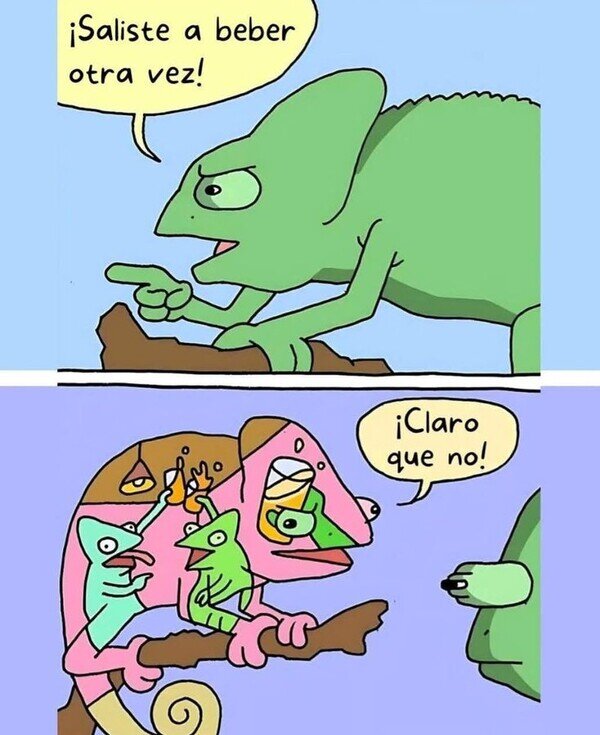 Meme_otros - Qué mala suerte ser camaleón
