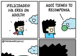 Enlace a El premio por ser adulto