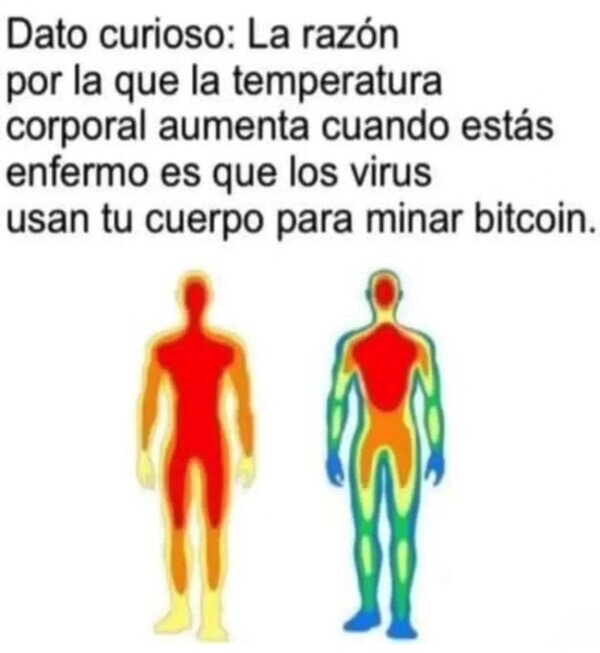 temperatura,virus,cuerpo,minar,bitcoin