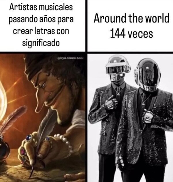 Meme_otros - Así lo petó Daft Punk