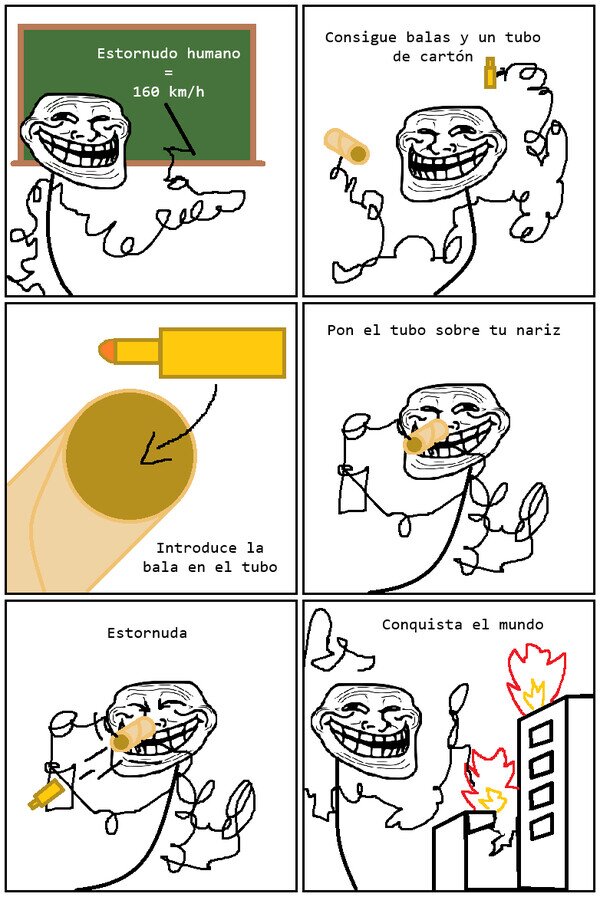 Trollface - Poder de la nariz