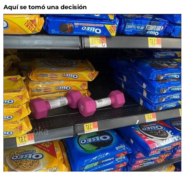 Otros - Tiró la toalla al ver las nuevas Oreo