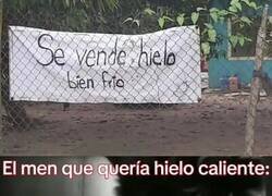 Enlace a ¿Porque nunca piensan en los que queremos hielo caliente?
