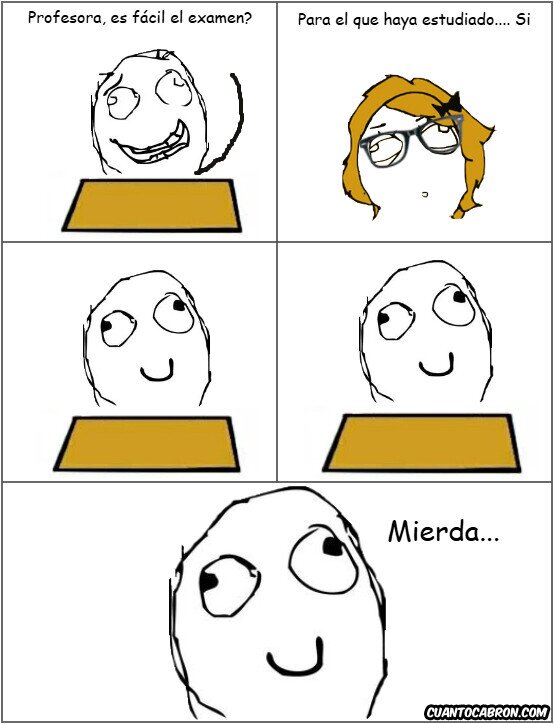 Lol - Sabemos todos lo bien que le va a ir en el examen