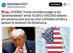 Enlace a Tratando de apropiarse Groenlandia a golpe de talonario