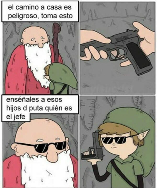 Meme_otros - Jugando a Zelda en modo fácil