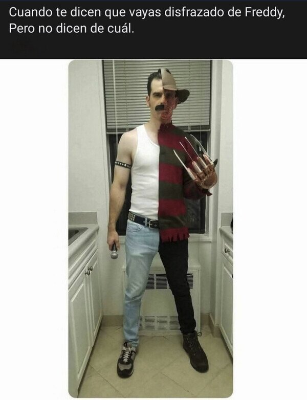 Meme_otros - Disfraz de Freddy